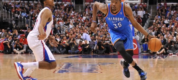 Durant Driving With Basketball