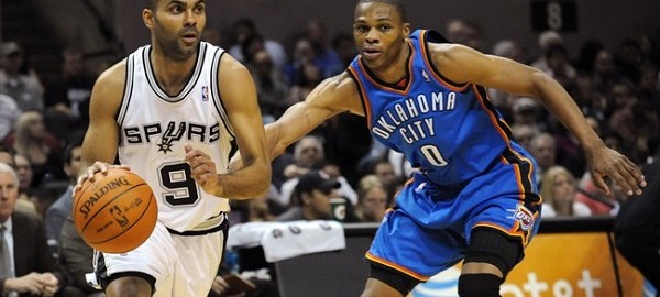 Tony Parker and Russel Westbrook