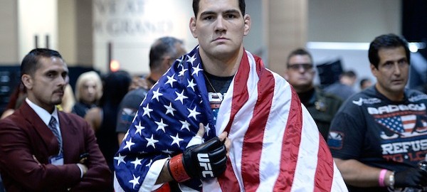 Chris Weidman American Flag