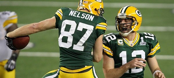 Jordy Nelson and Aaron Rodgers