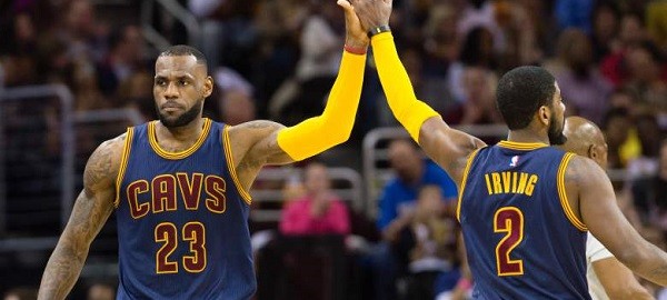 Lebron James and Kyrie Irving