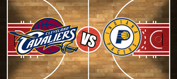 Cavs vs Pacers Basketball Court