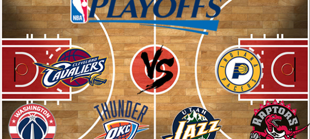 NBA Playoffs 2018 Basketball Court