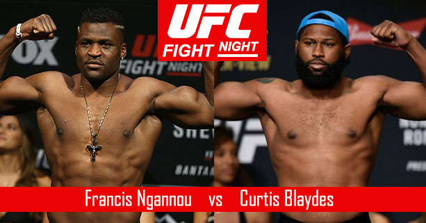 UFC Fight Night 141: Francis Ngannou vs Curtis Blaydes Odds