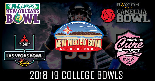 All College Bowl Picks for 12/15/18