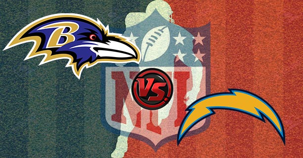 Baltimore Ravens vs Los Angeles Chargers 12/22/18 NFL Odds