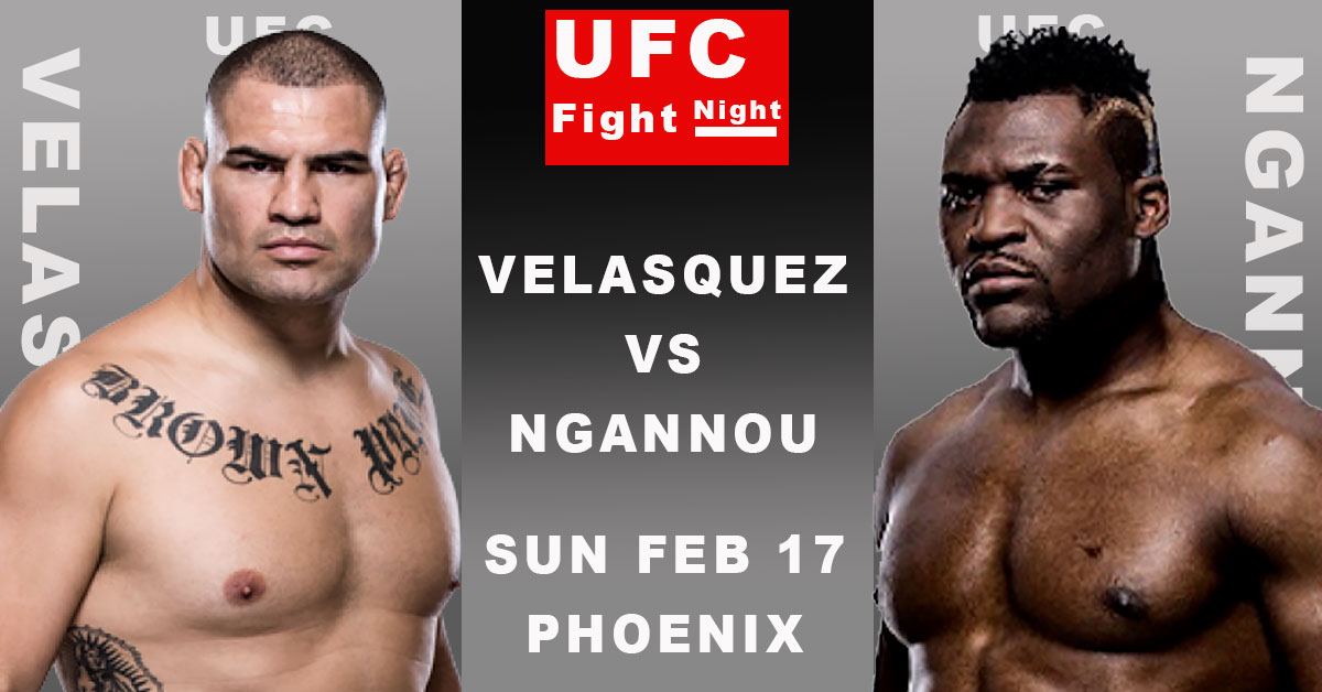 UFC on ESPN 1: Ngannou vs Velasquez Prediction