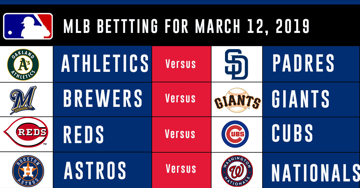 MLB Picks, Predictions, Odds for 03-12-19