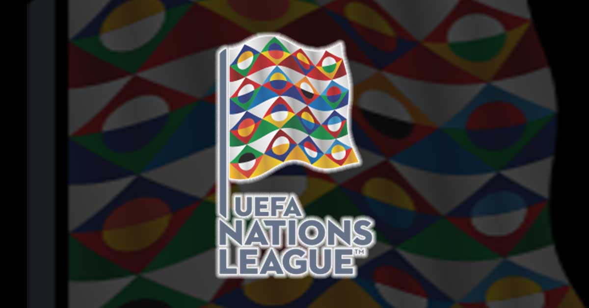 UEFA Nations League 2019 Logo - England vs Netherlands