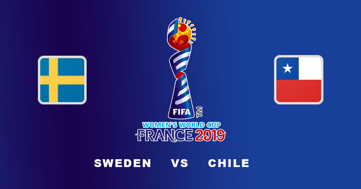 Sweden vs Chile Women´s World Cup Logo