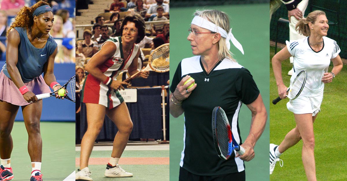 10 Of The Greatest Female Tennis Players Of All Time