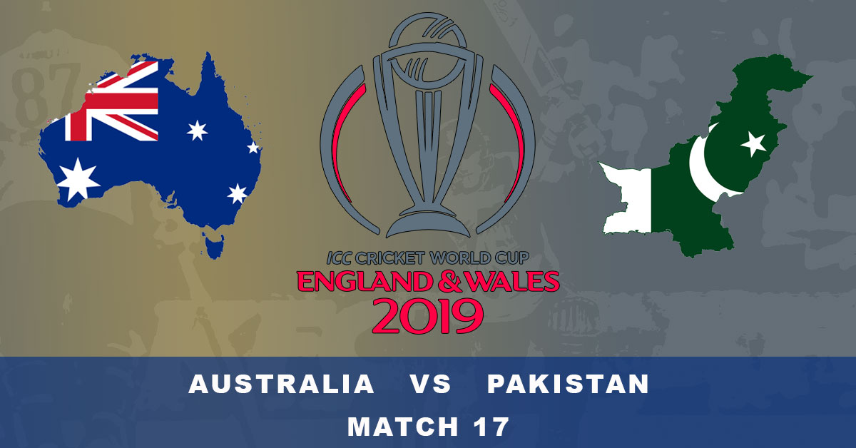 Australia vs Pakistan ICC Cricket World Cup Logo