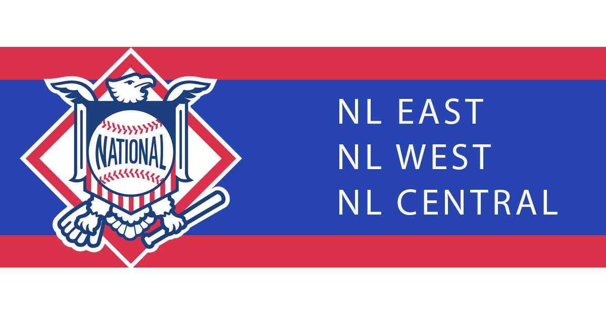 2019 National League Central, East, & West
