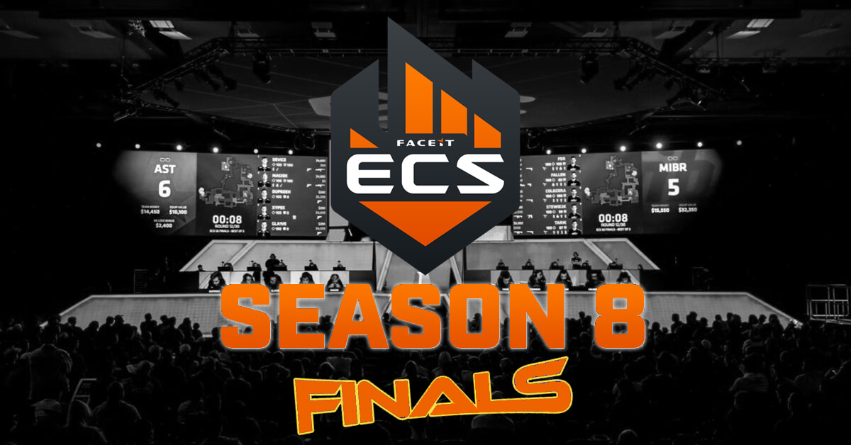 ECS Season 8 Finals Logo - ECS Event Background