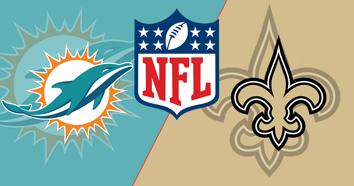 Miami Dolphins vs New Orleans Saints NFL