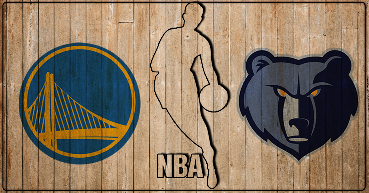 Golden State Warriors vs Memphis Grizzlies NBA Logo
