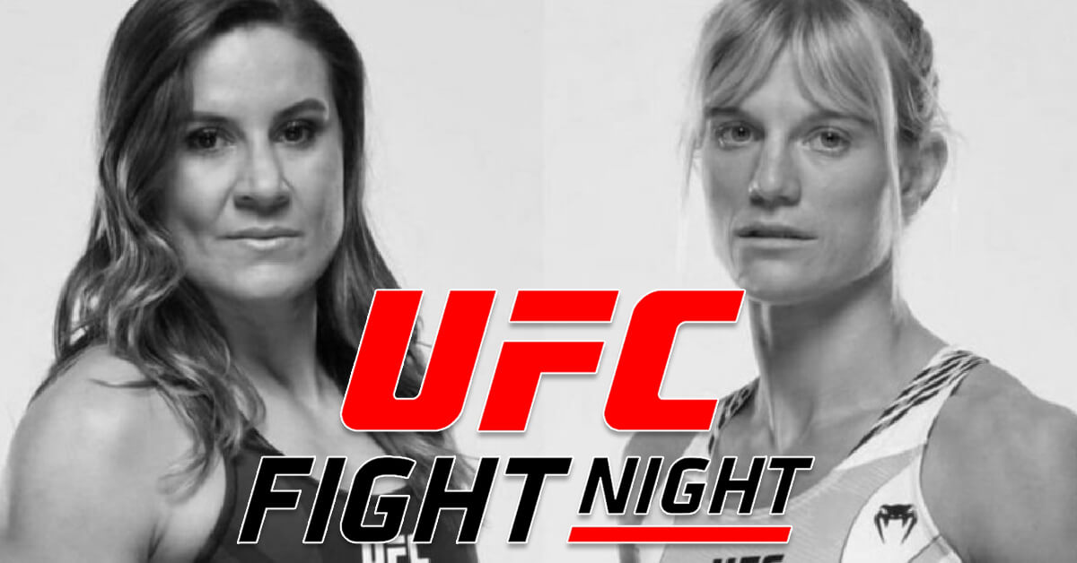 Jennifer Maia vs Manon Fiorot - UFC Fight Night Logo